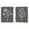 Green Botanical by Elizabeth Tyndall 12" x 15" Canvas Wall Art (Set of 2)